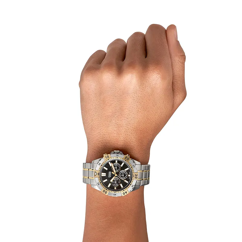 Fossil Garrett Chronograph Quartz Black Dial Men's Watch- FS5771